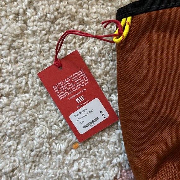 Topo Designs Chalk Bag. Color: Clay. - Picture 3 of 4
